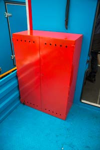 Шкафы для транспортировки и временного хранения пропанового и кислородного баллонов