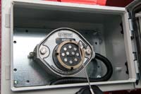 10-контактная EN13922 розетка для соединения датчиков перелива со стацианарным монитором