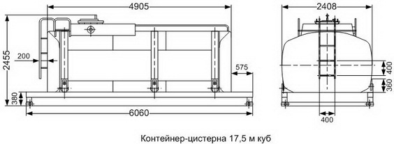 Контейнер-цистерна КЦ-17,5