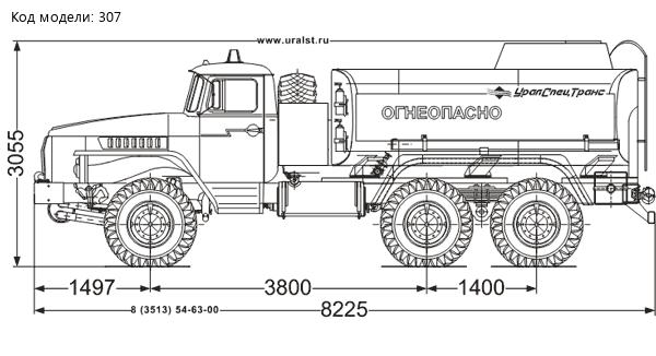 АТЗ-9 на шасси Урал 5557-60