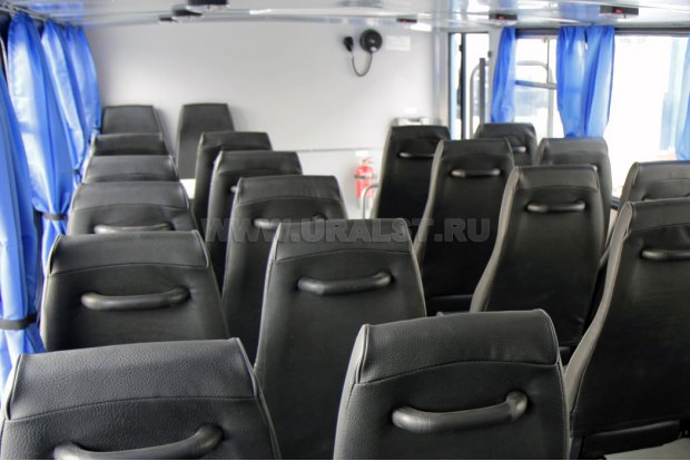 Салон кузова-фургона вахтового автобуса