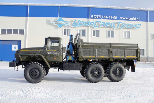 Бортовой Урал с ИМ-55