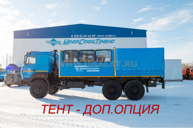 Грузопассажирский автомобиль Урал 4320-80М с тентом