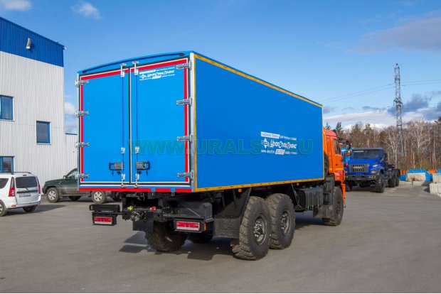 Изотермический фургон с КУ УСТ 54535В Камаз 43118-50 сп. м.