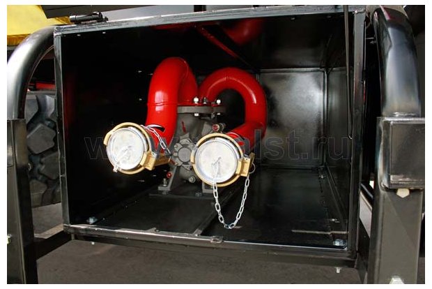 Система раздачи топлива (СРТ): насос 1СВН-80А и трубопровод с быстроразъемными соединениями (БРС)