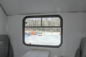 Окно с форточкой в пассажирском отсеке